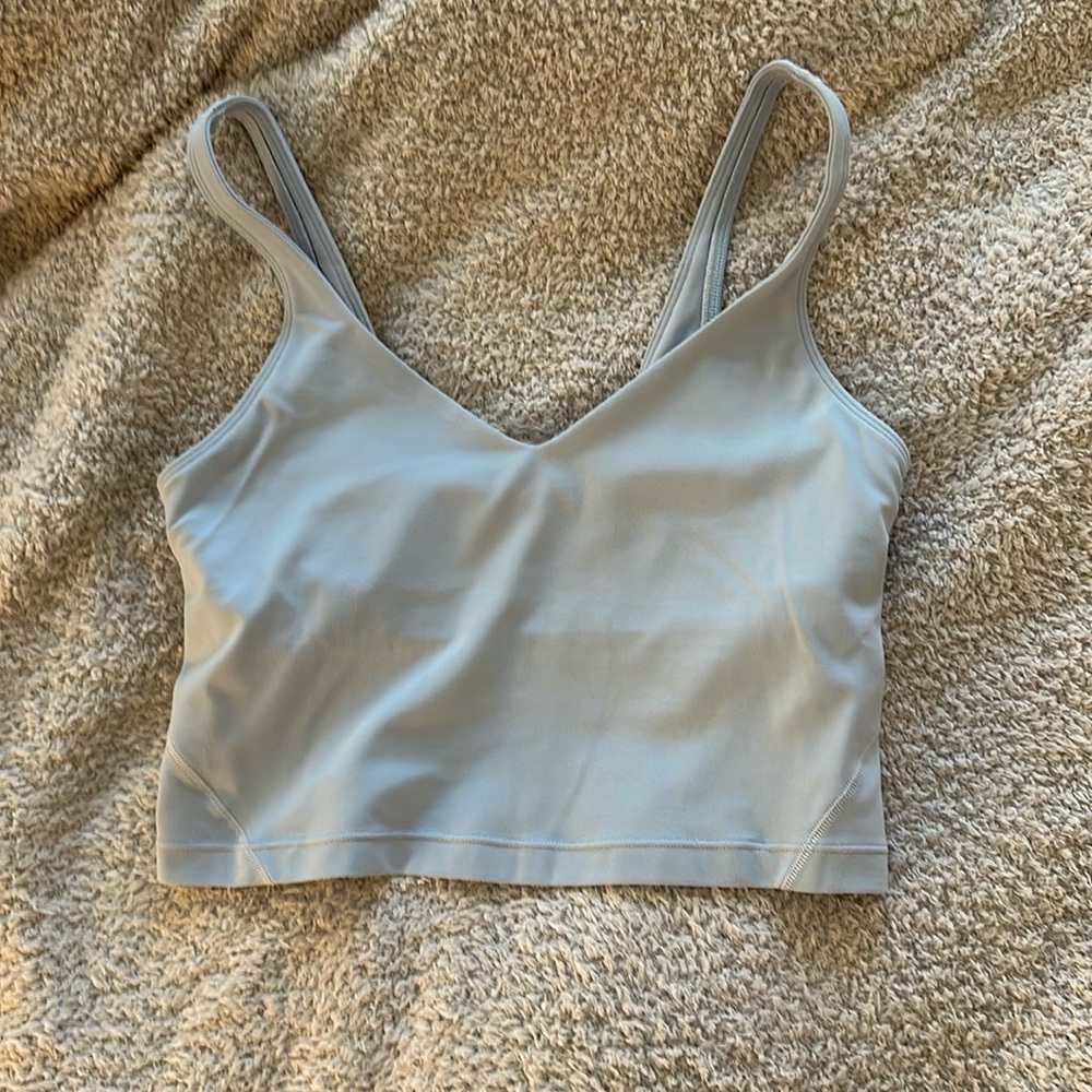 Blue/graying lulu align tank